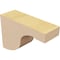 Ekena Millwork 2"W x 6"D x 4"H Classic Del Monte Rough Cedar Woodgrain TimberThane Corbel, Primed Tan CORUR02X06X04DELRCPR - alternate 4